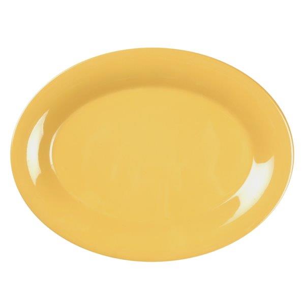9 1/2? X 7 1/4? / 240mm X 185mm Platter, Yellow 