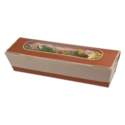Cafe Today Tuck-top Baguette Box (brown) 
