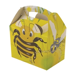 Bugs n Slugs paperboard box with handle 