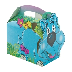 Jungle Lion paperboard box with handle 
