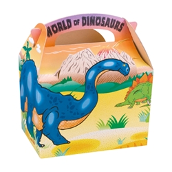 World of Dinosaurs Paperboard Box With Handle 