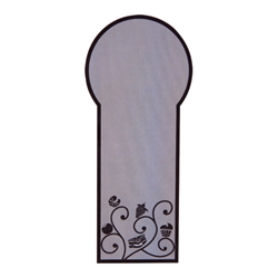 Elegance standard label (keyhole design) 
