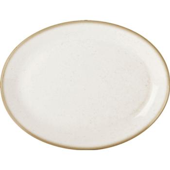 Oatmeal Oval Plate 30cm/12” (Pack of 6) 