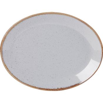 Stone Oval Plate 30cm/12” (Pack of 6) 