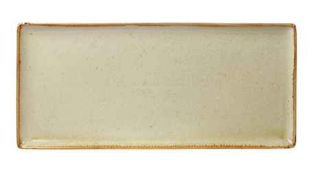 Wheat Rectangular Plate 35 x 15.5cm / 13  3/4” x 6” (Pack of 6) 