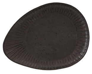 Flint Reactive Oval Plate 34cm (Pack of 4) 
