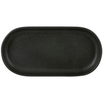 Rustico Carbon Oval Tray 30x 15cm (Pack of 12) 