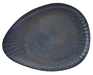 Aegean  Reactive Oval Plate 34cm (Pack of 4) 