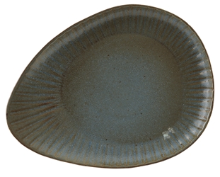 Fern Reactive Oval Plate 34cm (Pack of 4) 