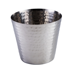 Hammered Finish Tapered Cup 9cm/3?? (Pack of 6) 