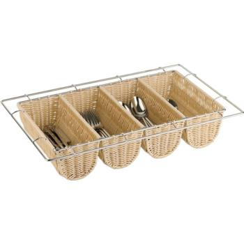 Poly Rattan Cutlery Basket (Pack of 1) 