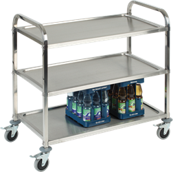 3 Tier S/S Serving Trolley (Pack of 1) 