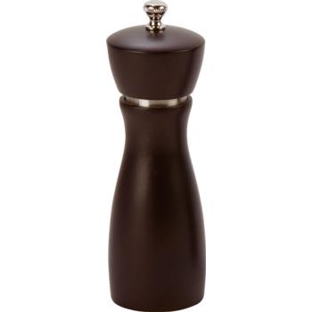 Pepper Mill 6? Rubber Wood S/S with Carbon Steel Grinder (Pack of 1) 