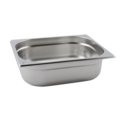 Stainless Steel Gastronorm Pan 1/2 - 100mm deep (Each) Stainless, Steel, Gastronorm, Pan, 1/2, 100mm, deep, Nevilles
