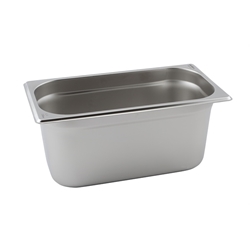 Stainless Steel Gastronorm Pan 1/3 - 100mm deep (Each) Stainless, Steel, Gastronorm, Pan, 1/3, 100mm, deep, Nevilles