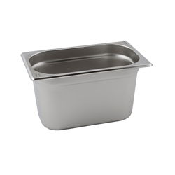 Stainless Steel Gastronorm Pan 1/4 - 150mm deep (Each) Stainless, Steel, Gastronorm, Pan, 1/4, 150mm, deep, Nevilles