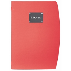 Rio A4 Menu Holder Red 4 Pages (Each) Rio, A4, Menu, Holder, Red, 4, Pages, Nevilles