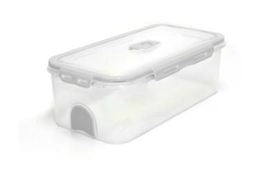 Pacnvac Standard Storage Container Straight Sided GN 1/3 White 