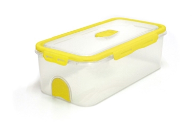 Pacnvac Standard Storage Container Straight Sided GN 1/3 Yellow 