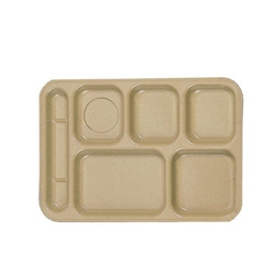 368mm x 254mm / 14 1/2? x 10? Left Hand 6 Compartment Tray, Sand 
