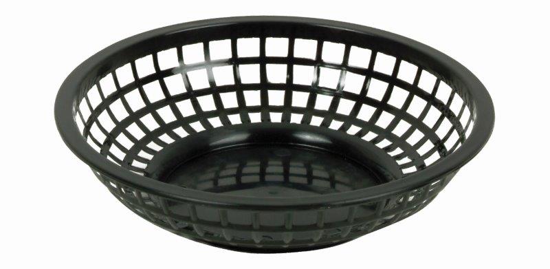 203mm / 8 Round Basket, Black 