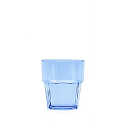 240ml / 8 oz Diamond Rock Glass, Blue 