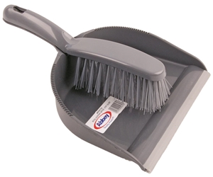 Retail Dustpan & Brush Set Stiff Bristles 