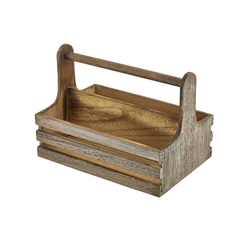 Rustic Wooden Table Caddy (Each) Rustic, Wooden, Table, Caddy, Nevilles