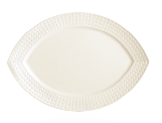 Satinique Oval Plate 13.8” 35cm (8 Pack) Satinique, Oval, Plate, 13.8", 35cm