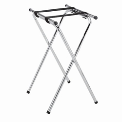 Double Bar Chrome Plated Tray Stand 