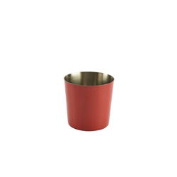 S/St. Serving Cup 8.5 x 8.5cm Red (Each) S/St., Serving, Cup, 8.5, 8.5cm, Red, Nevilles