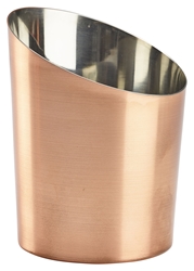 Copper Plated Angled Cone 11.6 x 9.5cm Diameter (Each) Copper, Plated, Angled, Cone, 11.6, 9.5cm, Diameter, Nevilles