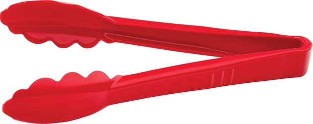 Carly High Heat Red Scalloped-Edge Tong 9? / 23cm (12 Pack) 