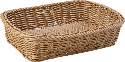 Caramel Rectangular Basket 11.5 x 8.5? / 30 x 21.5cm (6 Pack) 