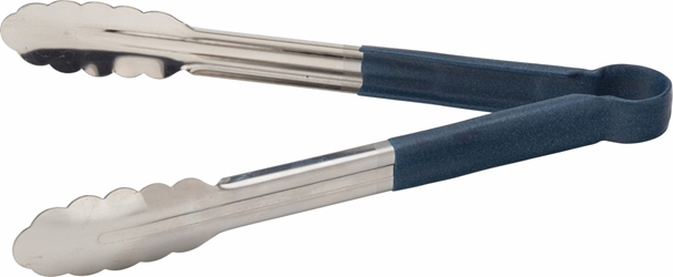 Stainless Steel Serving Tongs 12? / 30cm Blue (each) 