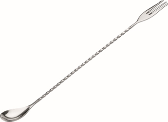 Fork End Cocktail Mixing Spoon 12? / 30cm (12 Pack) 