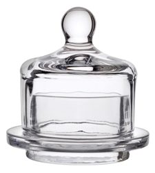Glass Lid for Butter Dish 3? / 7.5cm (6 Pack) 