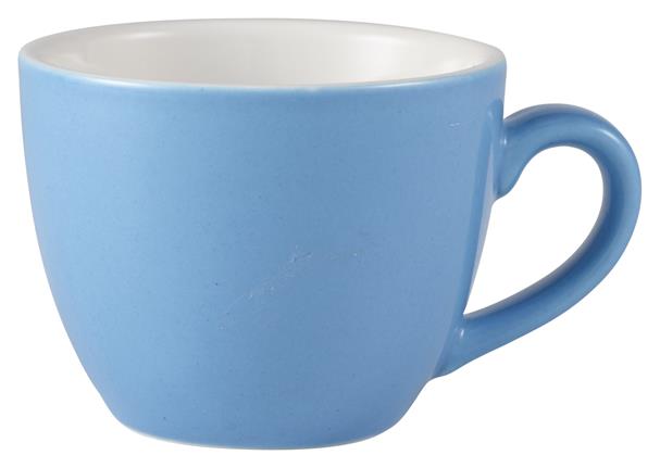Royal Genware Bowl Shaped Cup 9cl Blue (6 Pack) Royal, Genware, Bowl, Shaped, Cup, 9cl, Blue, Nevilles