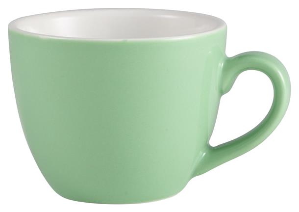 Royal Genware Bowl Shaped Cup 9cl Green (6 Pack) Royal, Genware, Bowl, Shaped, Cup, 9cl, Green, Nevilles