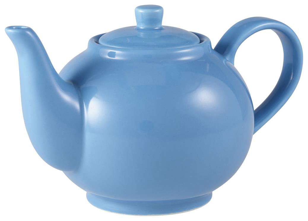 Royal Genware Teapot 45cl Blue (6 Pack) Royal, Genware, Teapot, 45cl, Blue, Nevilles