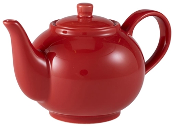 Royal Genware Teapot 45cl Red (6 Pack) Royal, Genware, Teapot, 45cl, Red, Nevilles