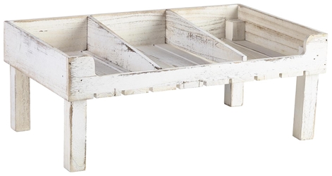 Rustic Wooden Display Crate Stand-White Wash Finish (Each) Rustic, Wooden, Display, Crate, Stand-White, Wash, Finish, Nevilles