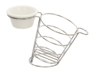 Meranda Collection Side Basket with Ramekin holder (60ml (2oz) or 90ml (3oz) Ramekin) 