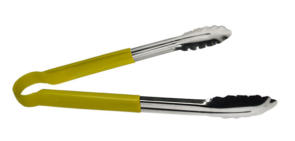 Utility Tong 12Inch Yellow 