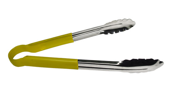 Utility Tong 9Inch Yellow 