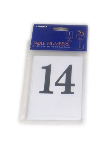 Number Cards  1 To 25 