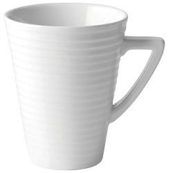 Edge Deco Mug & Saucer