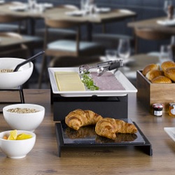Black Acrylic Buffet Risers
