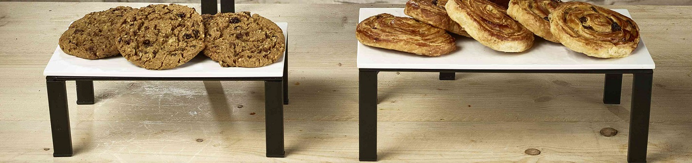 Black GN Buffet Risers