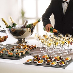 Champagne Reception With Canapes